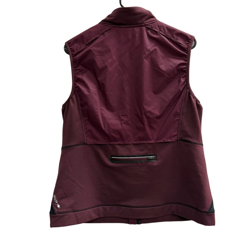 NWOT SMARTWOOL Active Fleece Insulated Wind Vest in Eggplant Size XL - Picture 4 of 11